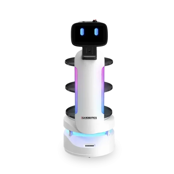 Queen bot con vassoi per trasporto e consegna alimenti